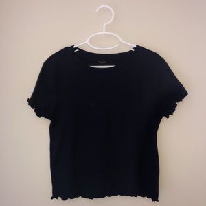 Navy Blue Lettuce T- Shirt